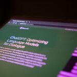 Capture d'écran du site OpenAI ChatGPT