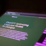 Capture d'écran du site OpenAI ChatGPT