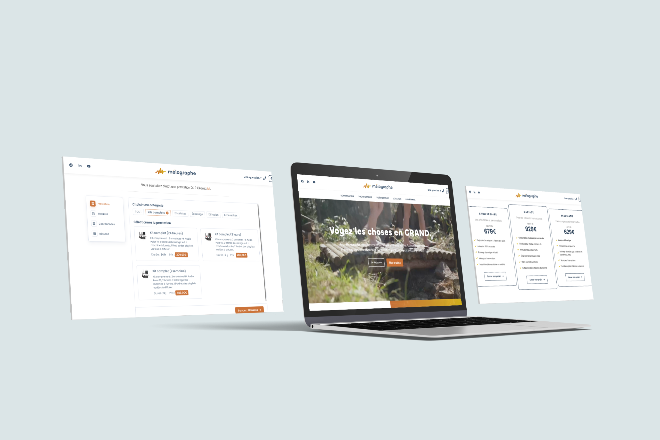 mockup melographe site web arctiqmedia