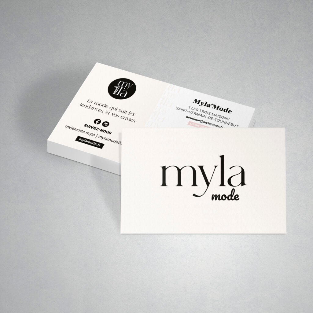 mockup carte visite